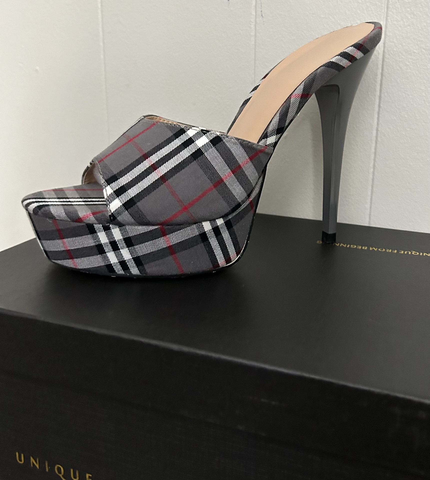 Size 7- Five Inch Stiletto Heels. New Condition 