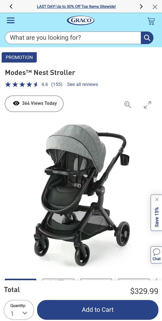 w4 stroller wagon Wonderfold W4 Original Stroller Wagon Bundle, Light Grey