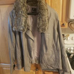 Lane Bryant Faux Leather Jacket- Size 18/20
