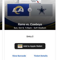 Rams Vs Cowboys