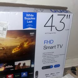 43’ Tv “Onn” Powered By Vizio