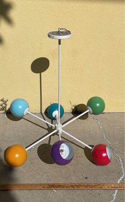Mid century style Eyeball shade 12 Arm Brass Sputnik Chandelier Decorative light MAKE ME AN OFFER