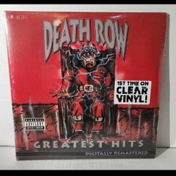 DEATH ROW GREATEST HITS - VARIOUS ARTISTS Clear Vinyl 4 x LP New SEALED 