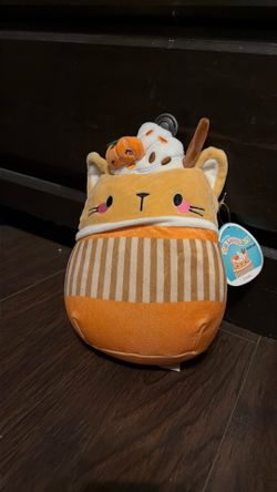 Cinda Squishmallow Pumpkin Spice Latte Cat