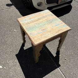 Awesome Reclaimed Hardwood End Table