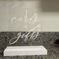 Cards And Gifts Sign 