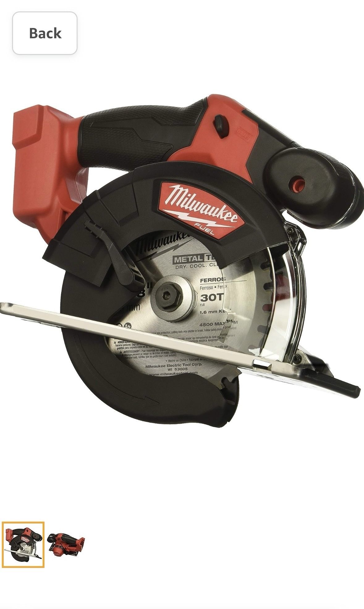 Milwaukee M18 Fuel 2782-20 Metal Cutting Circular Saw  Brand New In Box 