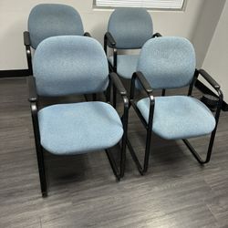 	Set of 6 Padded Office Guest Chairs