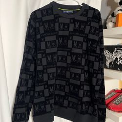 Psycho Bunny All-Over Print Crewneck Sweater