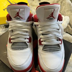 Fire Red Jordan 4s