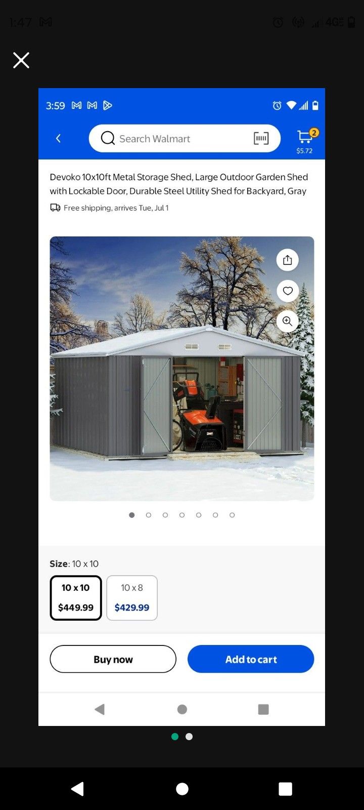 Brand New Shed 10x10