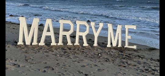Merry Me Marquee Letters