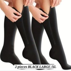 PRESSURE SOCK 2 PIECE ZIPPER UP 