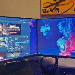 2 Monitor LG And DELL 2560x1440 165hz