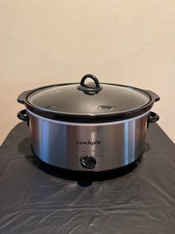 Crock-Pot Stainless Steel 7-Quart Manual Slow Cooker