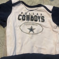12m Cowboys Onesie $1