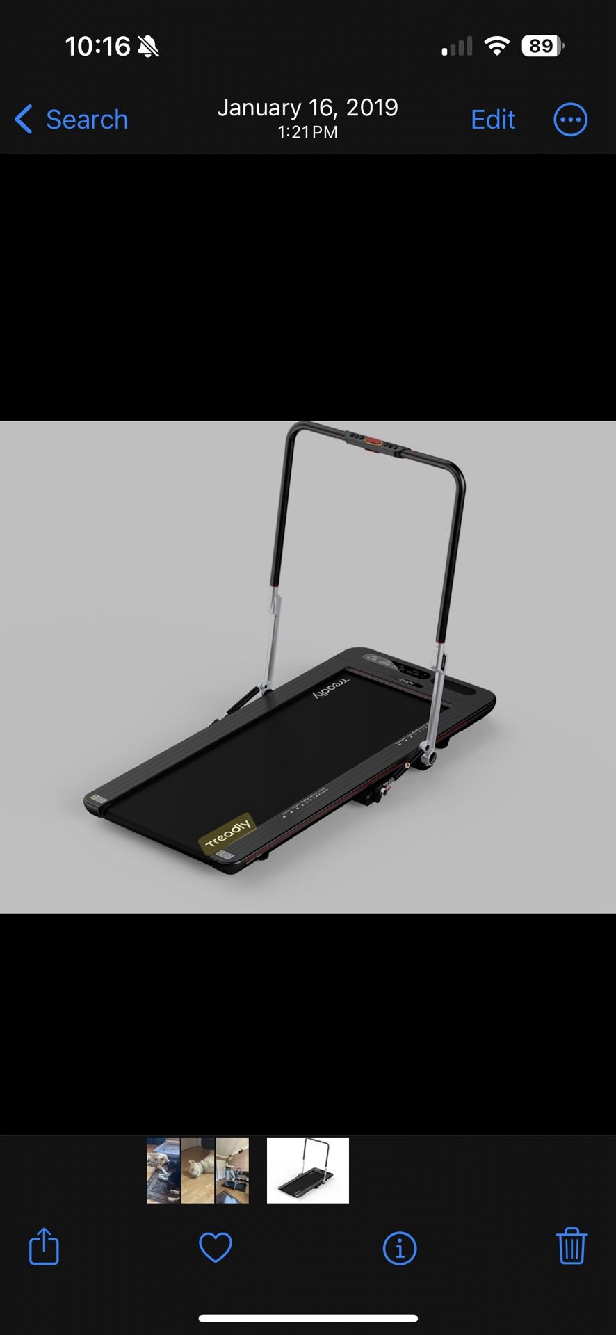 Treadly 2 Basic - Like New with Manual & Oil Included