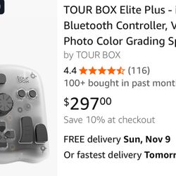 TOUR BOX Elite Plus - iPad Drawing Bluetooth Controller