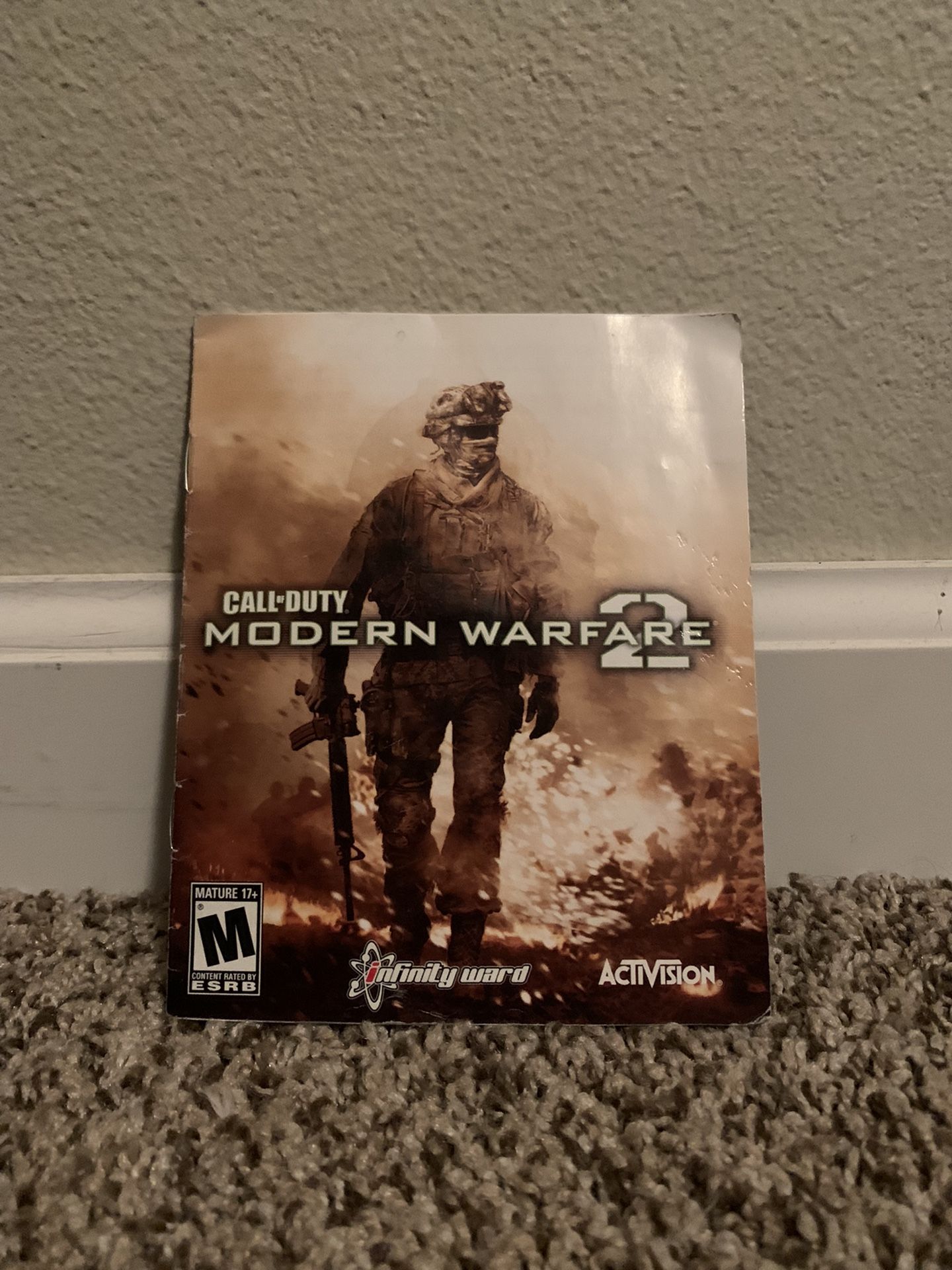 Call Of Duty Modern Warfare 2 PS3 Instruction Manual Booklet Playstation 3