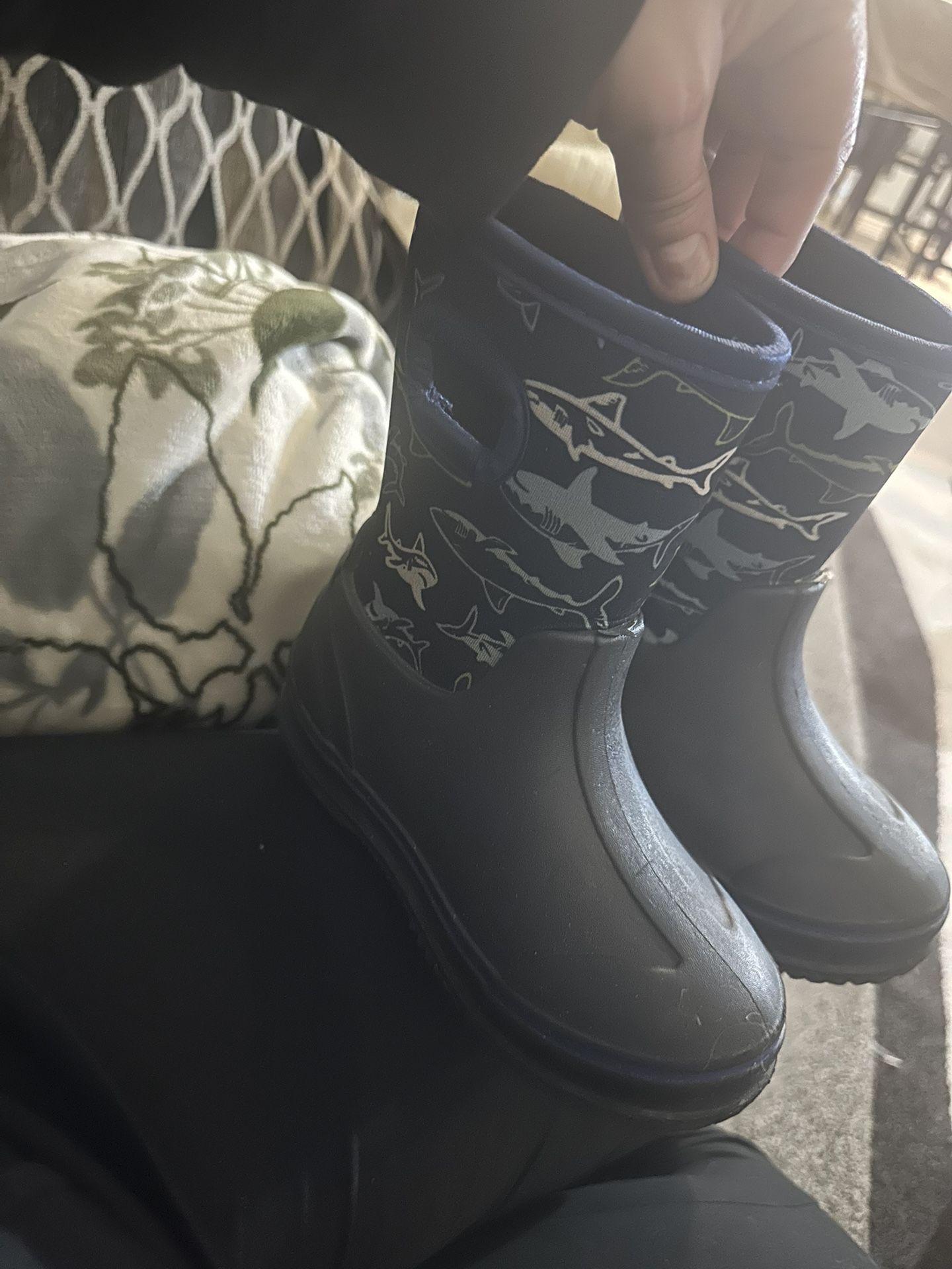 Rain  Boots Size 10 Kids
