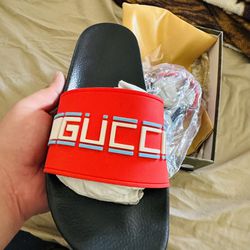 Red Gucci Slides