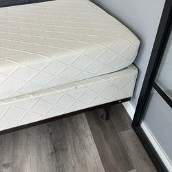 Twin Size Bed With Memory Foam Mattress 