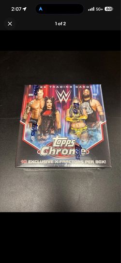 2026 Topps Chrome WWE Mega Box