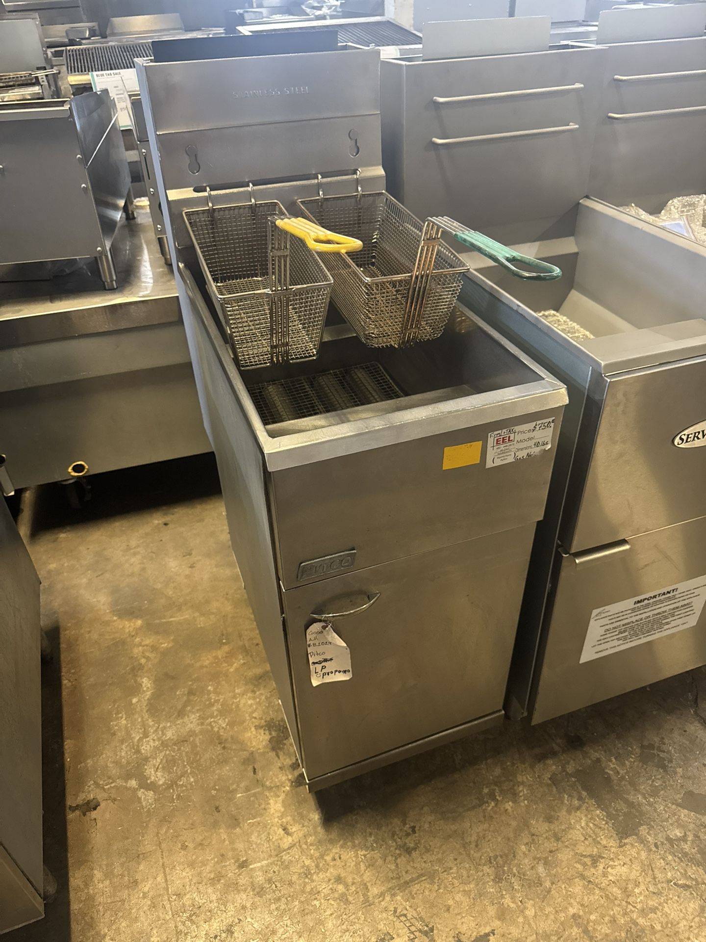 Fryer PITCO Propane