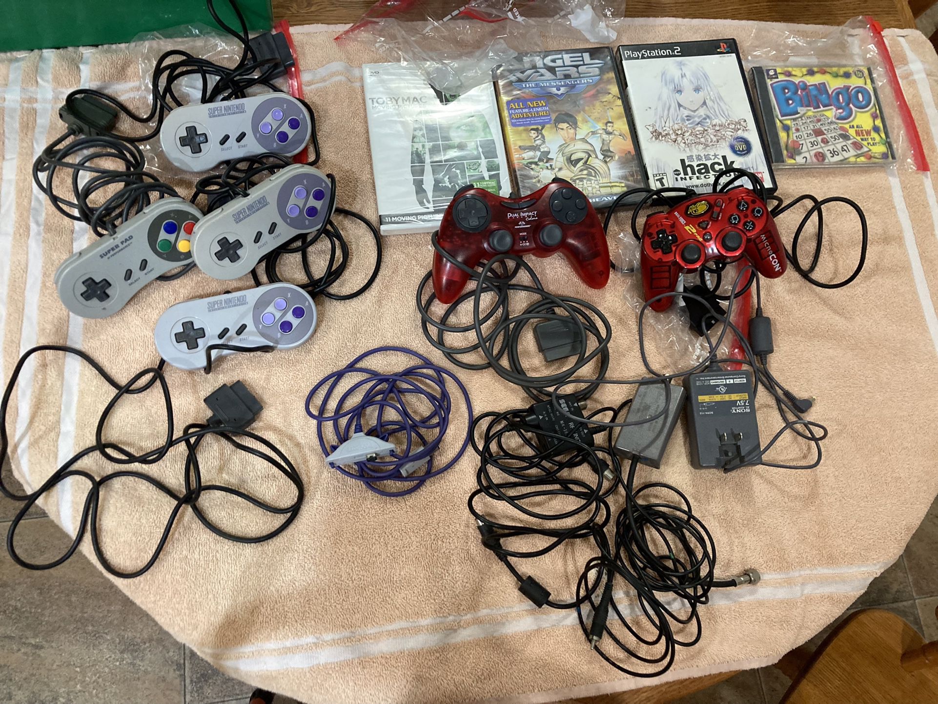 Lot of Video Gaming Accessories/Games/DVDs