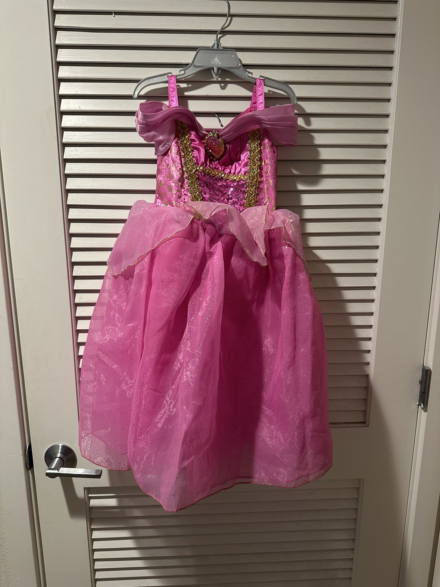 Disney Sleeping Beauty Aurora Pink Dress - Size 4T Halloween Costume