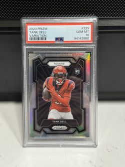 2023 Panini Prizm Tank Dell #329 RC Variation PSA 10 GEM