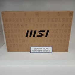 Msi Sword 15 Gaming Laptop - Pay $1 DOWN AVAILABLE - NO CREDIT NEEDED 