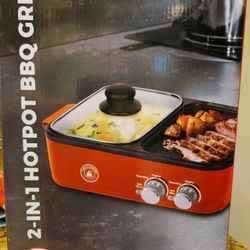 Chef's Counter 2-in-1 Hot Pot And BBQ Grill