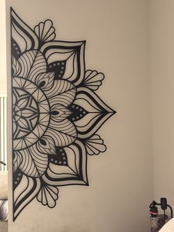Large Metal Mandala Wall Art