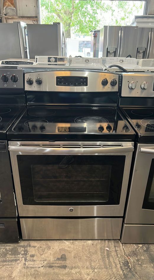 GE Electric Range with Self Clean Stainless