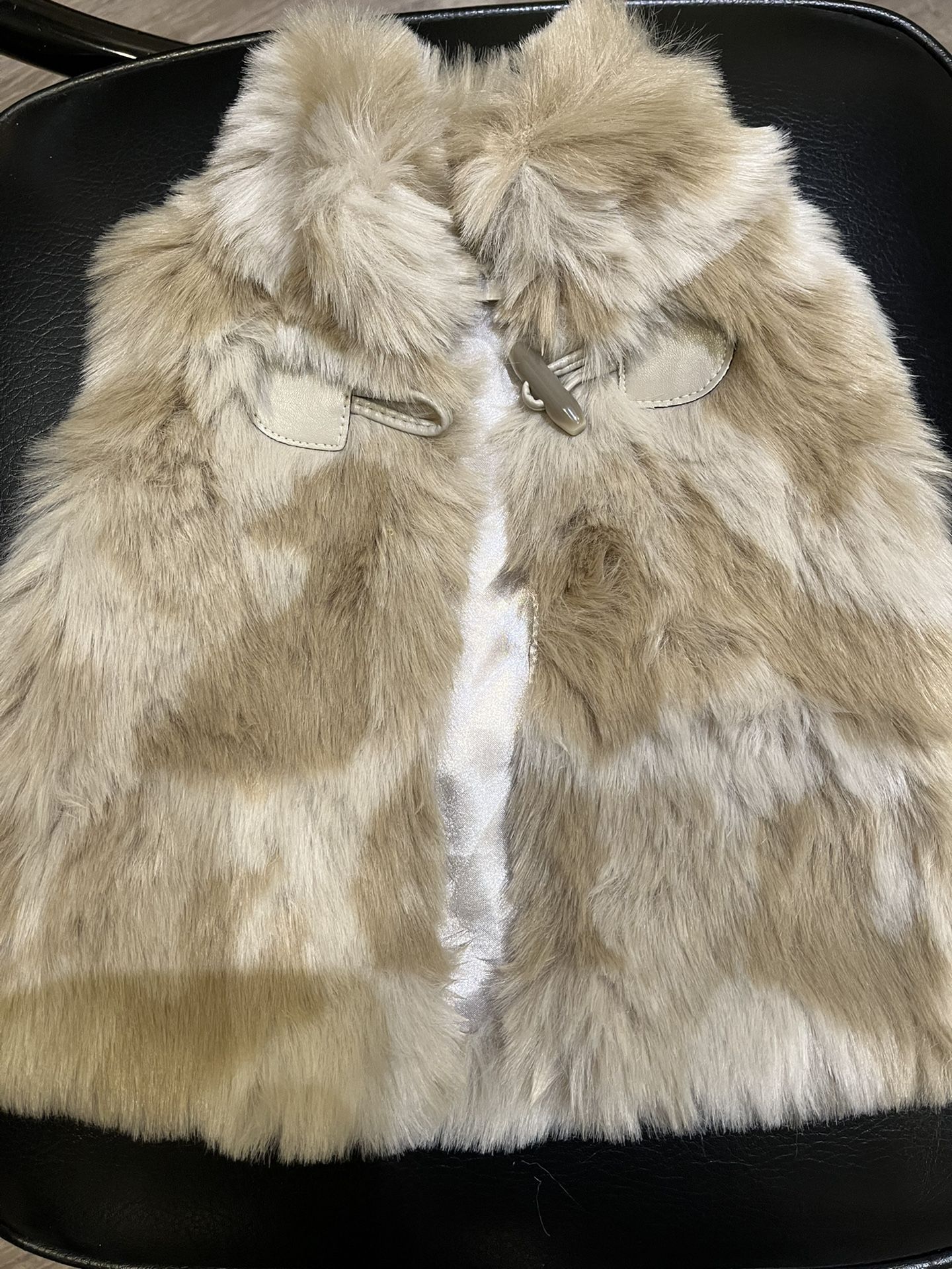 Koala Kids Faux Fur Vest  Size 3-6 months