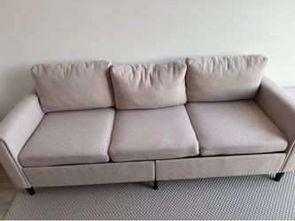 Couch and storage chest