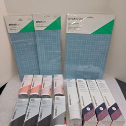 Cricut 15pcs Grip Mat + Smart Vinyl Bundle Set Brand New (Price Is Firm)