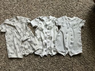 Unisex Baby Rompers (0-3 Months ) 