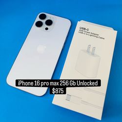 Unlocked iphone 16 pro max 256 Gb Unlocked