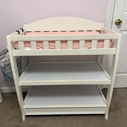 Changing Table With Pad.