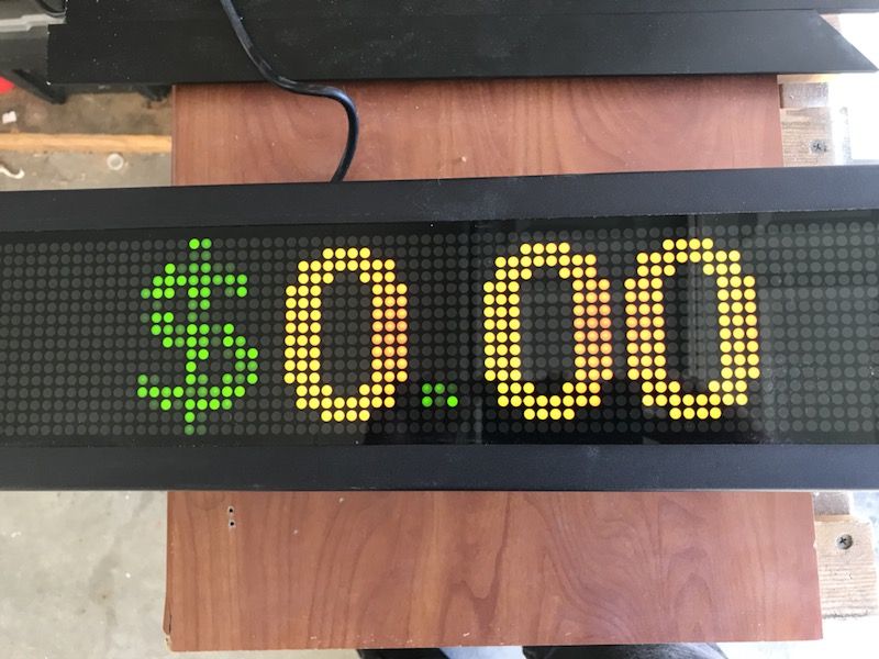 Progressive Gaming LED sign
