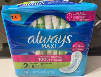 Always maxi (no wings) 26 pads