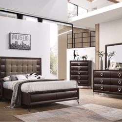 4-PCS Queen Size Bedroom Set In Offer 🔥🔥🔥