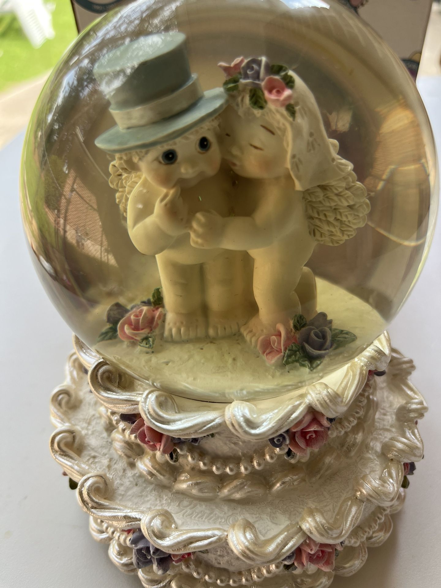 DREAMSICLES WEDDING SWEET MOMENTS-MUSICAL WATERGLOBE
