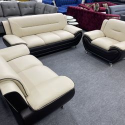 New Living Room Sofa Set 3pc - Delivery And Financing Available 