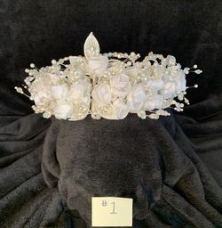Wedding Headpiece #1 - White