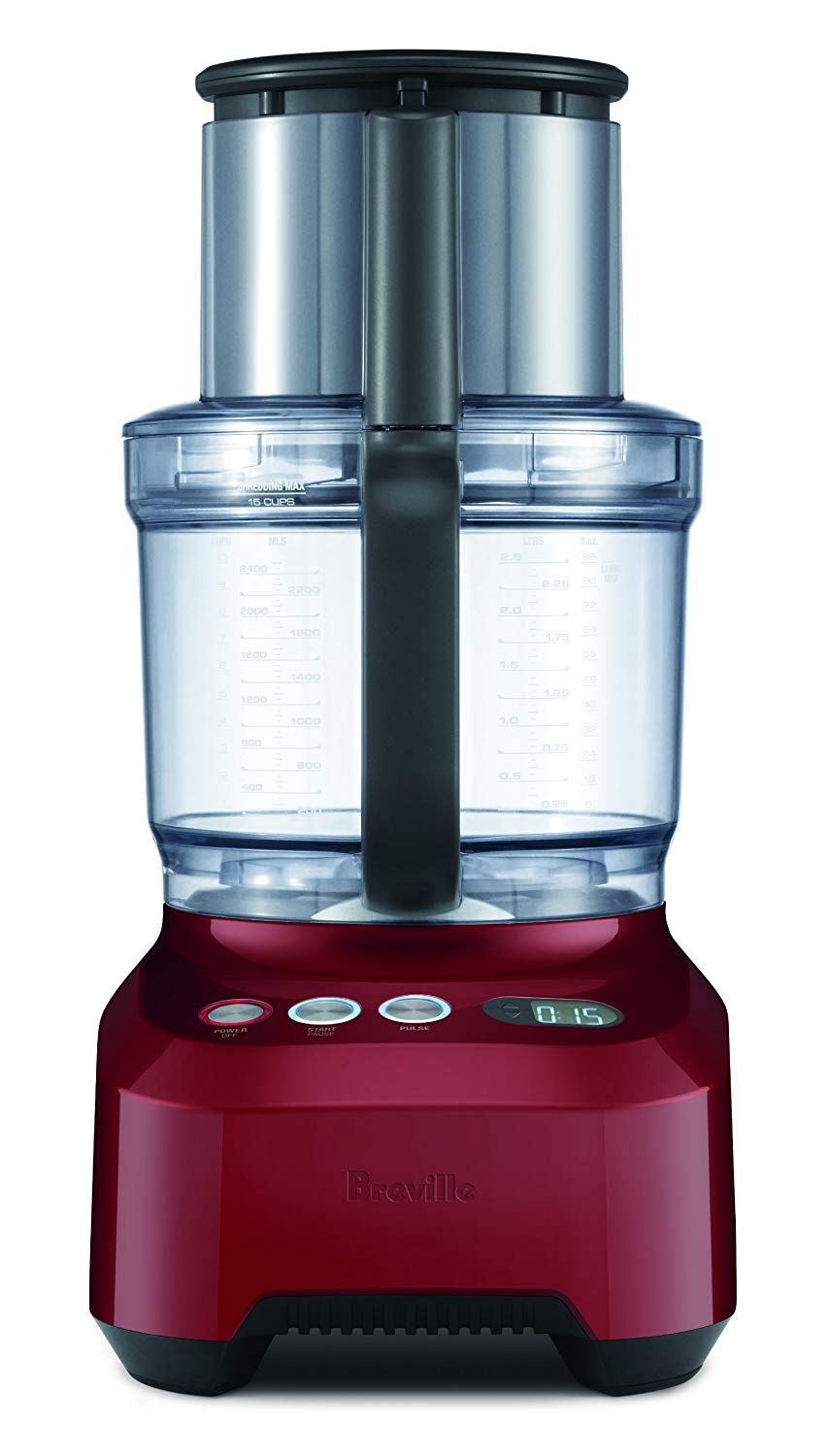 Like New Breville Sous Chef Food Professor, Cranberry Red