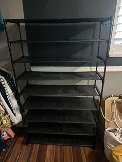 9 tier show rack