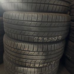 225/55/19 Michelin Set Of 4 Good Tread $350 Installation Available 10 Each 